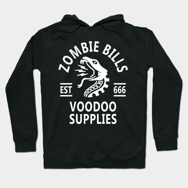 Zombie Bills Voodoo Supplies Hoodie by Tshirt Samurai
